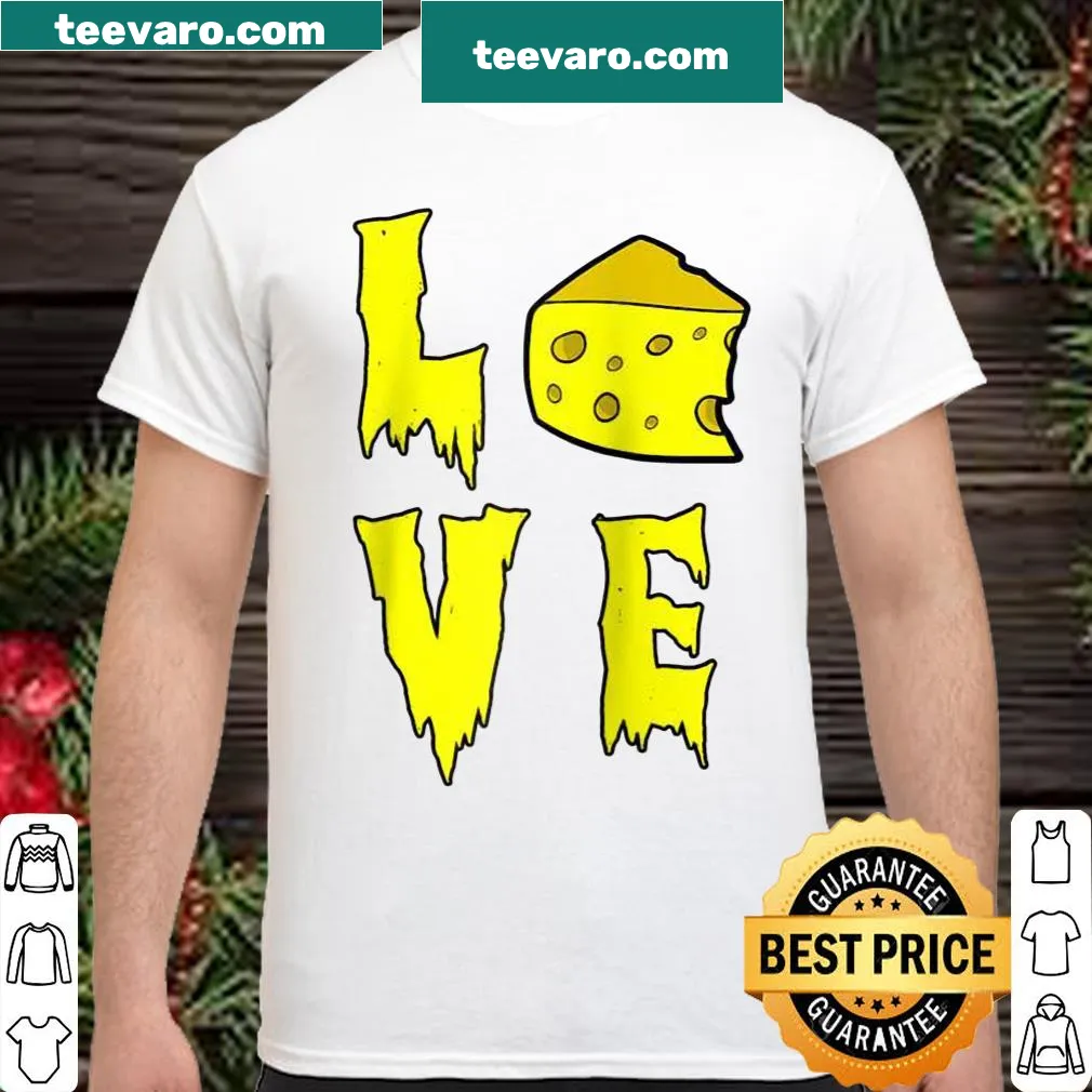 Playful shirt celebrating food with humorous text