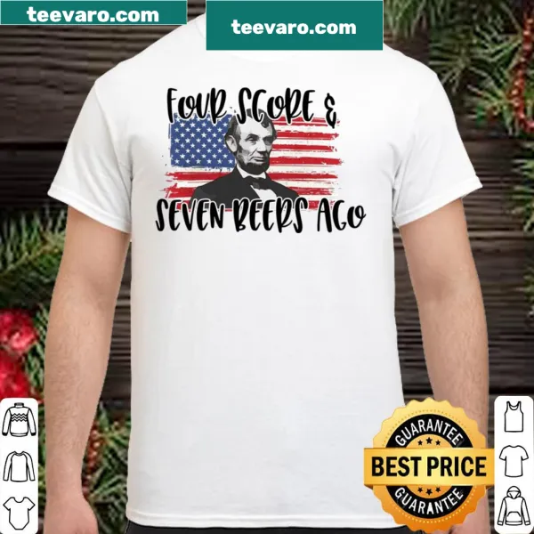 Vintage Abraham Lincoln design with humorous patriotic text