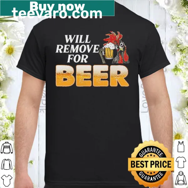 Funny beer lover shirt with humorous text