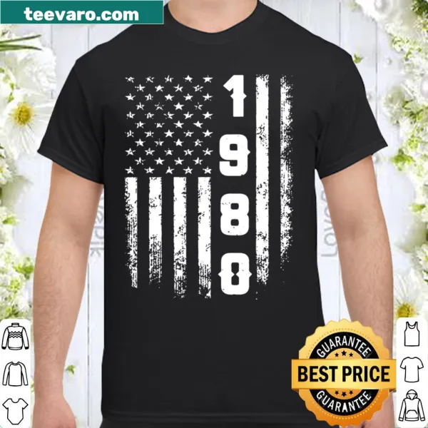 Funny birthday shirt with American flag and legend text