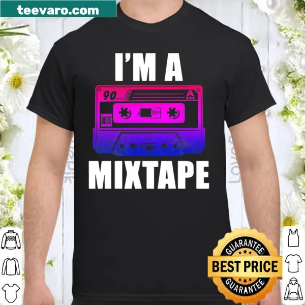 Vintage cassette design shirt with humorous bisexual pride message