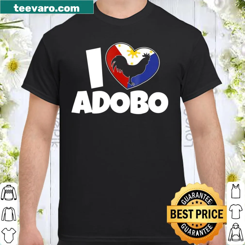 Funny shirt expressing love for adobo Filipino dish