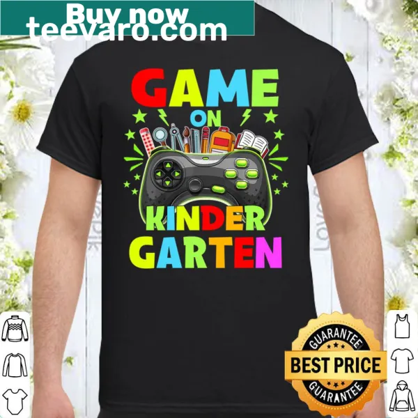 Back to school shirt with 'Game On' and 'Level Unlocked' text