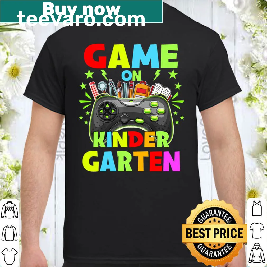 Back to school shirt with 'Game On' and 'Level Unlocked' text