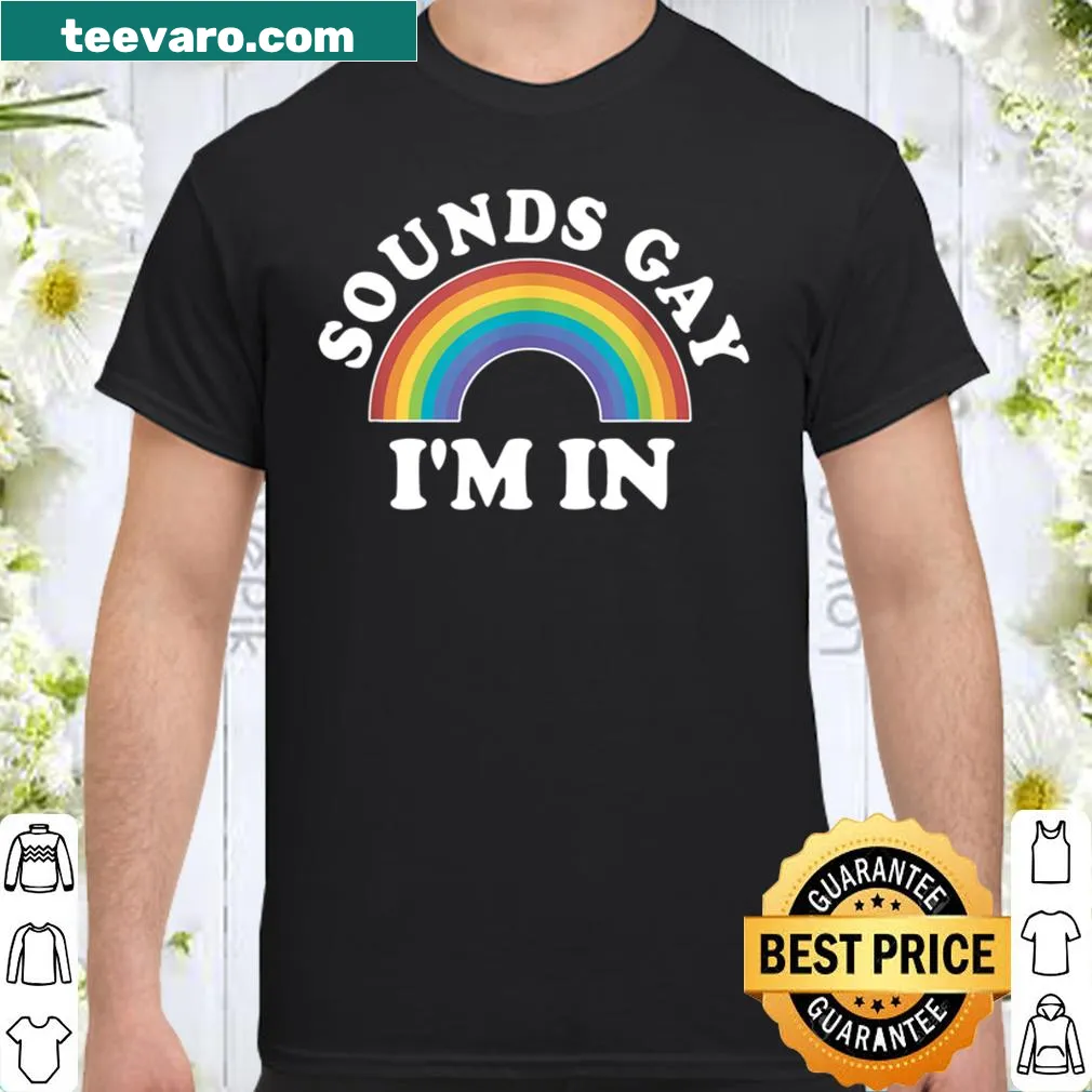 Text shirt celebrating gay pride with playful wording