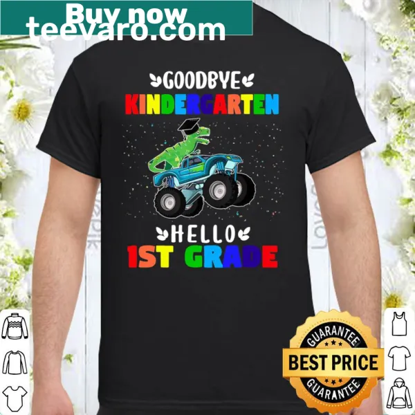 Graduation shirt for boys celebrating the transition to first grade