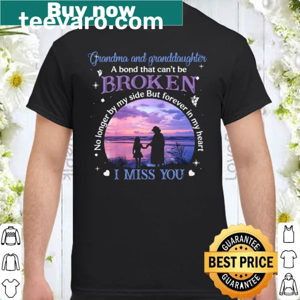 Sentimental shirt celebrating the bond between grandma and granddaughter
