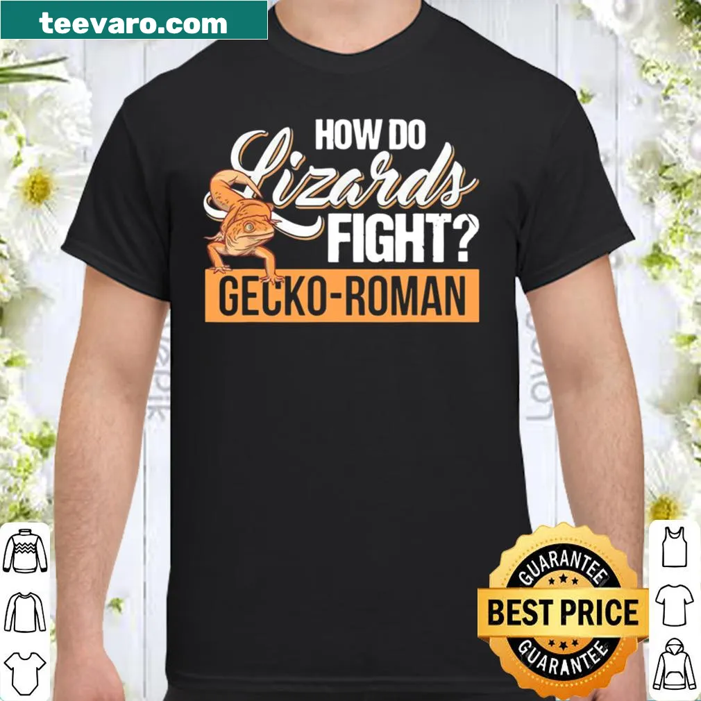 Funny lizard-themed shirt with humorous text