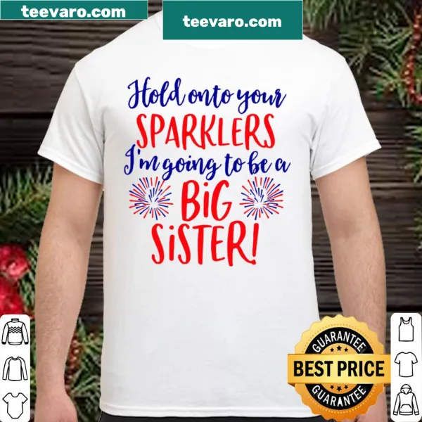 Big sister pregnancy announcement shirt for the 4th of July