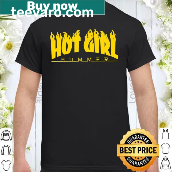 Playful summer-themed shirt with the phrase 'Hot Girl Summer'