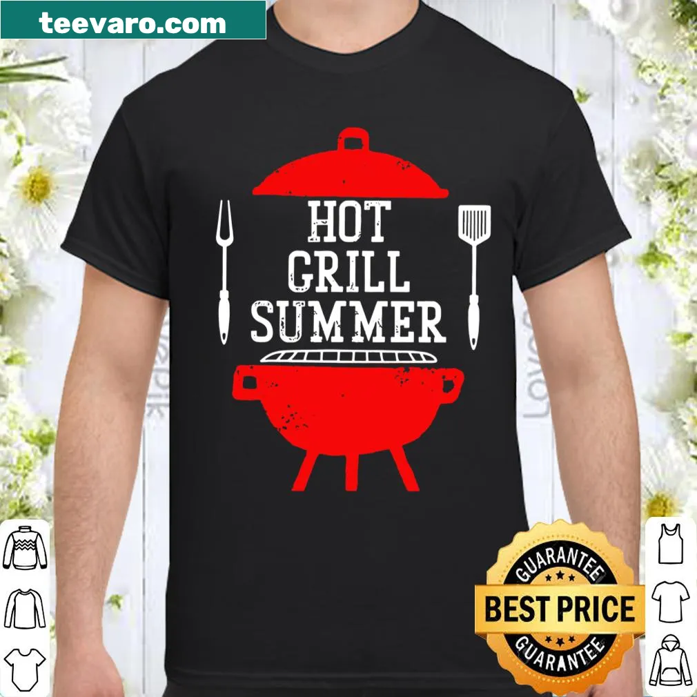 Fun BBQ chef shirt with grill-themed text
