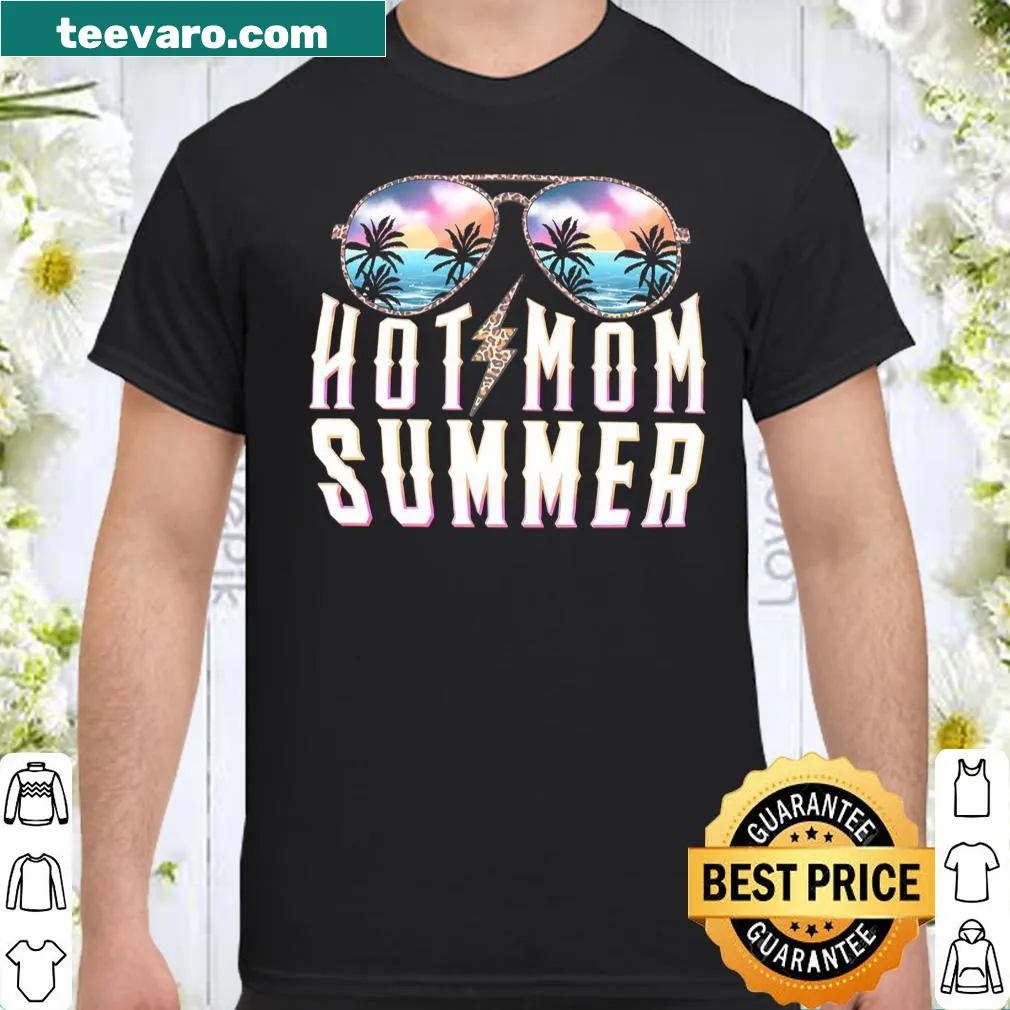Playful shirt with the phrase 'Hot Mom Summer'.