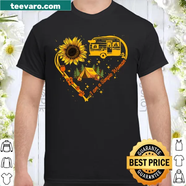 Cheerful illustration shirt for outdoor-loving women