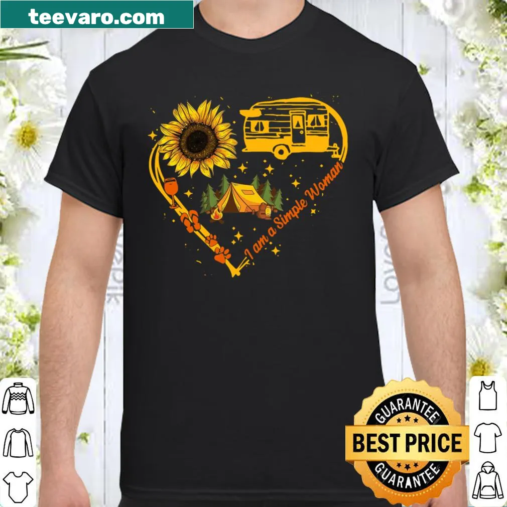 Cheerful illustration shirt for outdoor-loving women