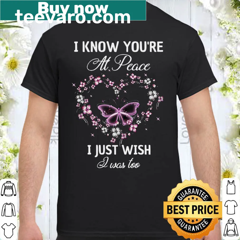 Text shirt expressing sentiment about loss and remembrance