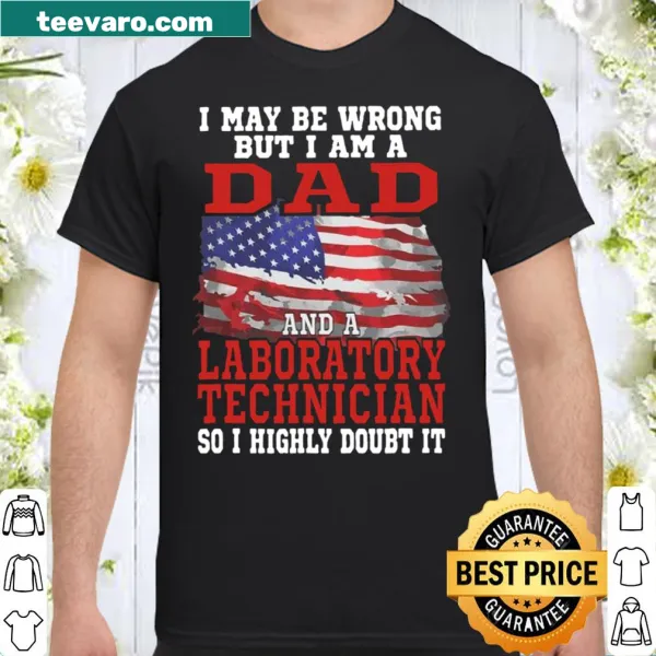 Playful dad-themed shirt with humorous text.