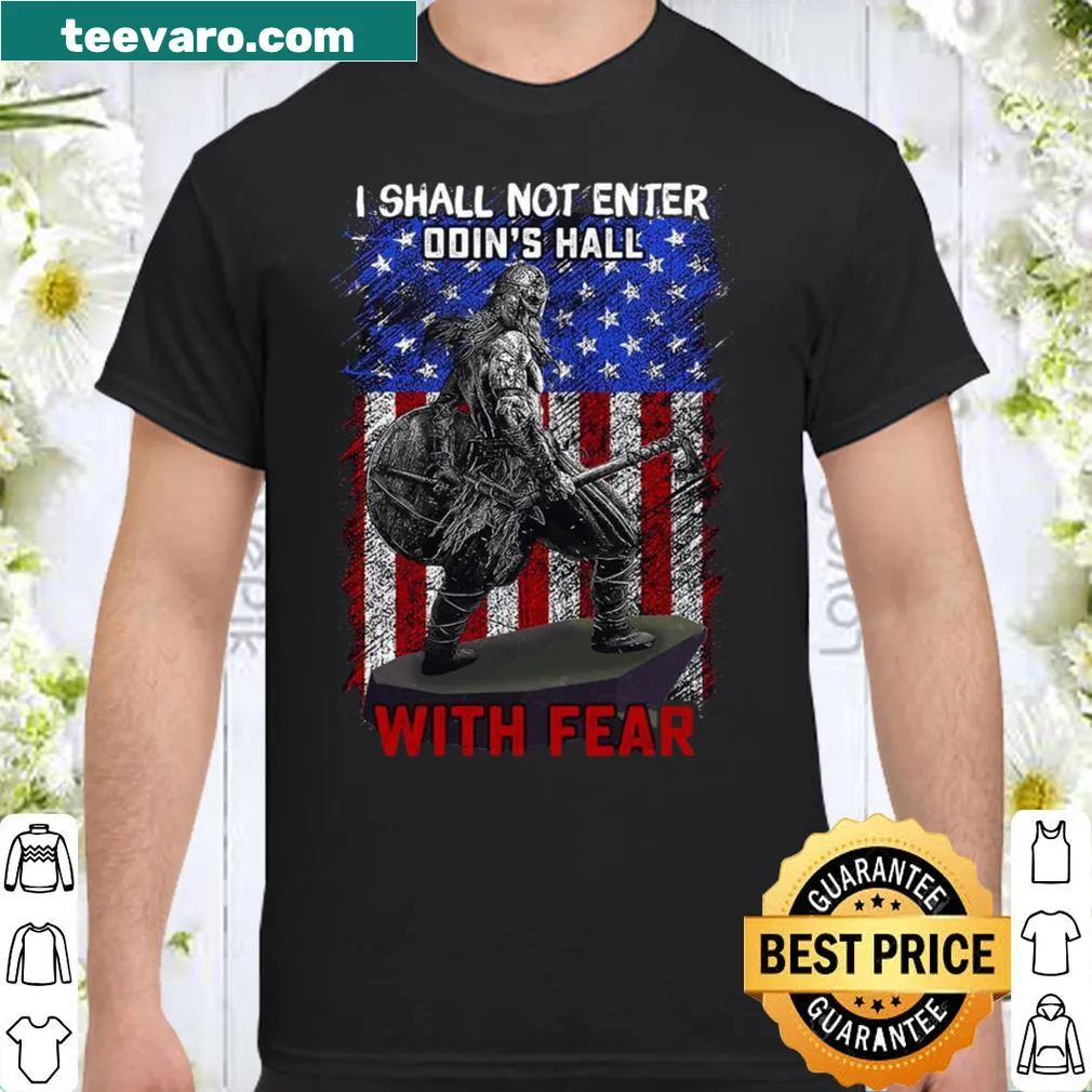 Inspirational shirt with a Norse mythology theme.