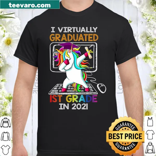 Unicorn graduation shirt for first graders