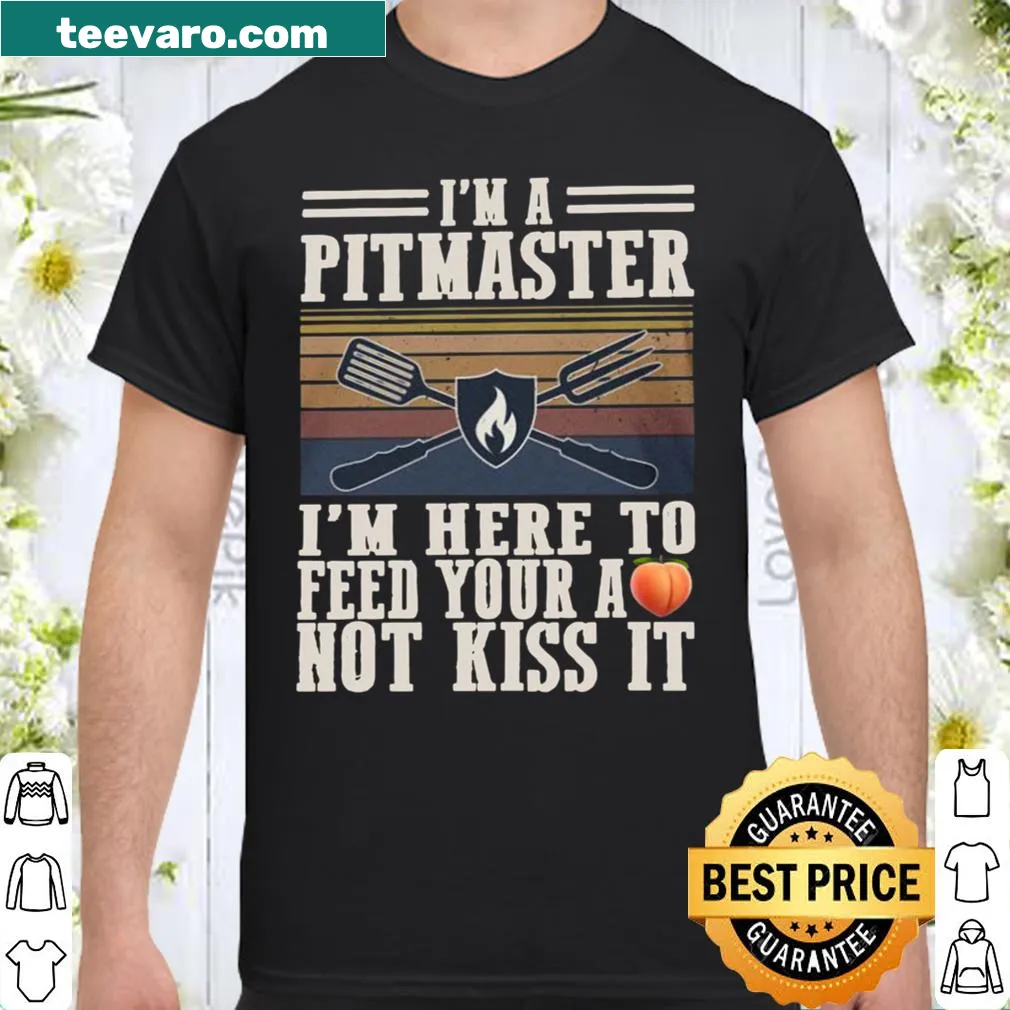 I'm A Pitmaster t-shirt with bold typography celebrating grilling