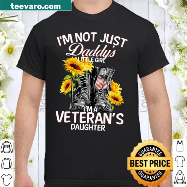 Shirt honoring daughter of a veteran with heartfelt text