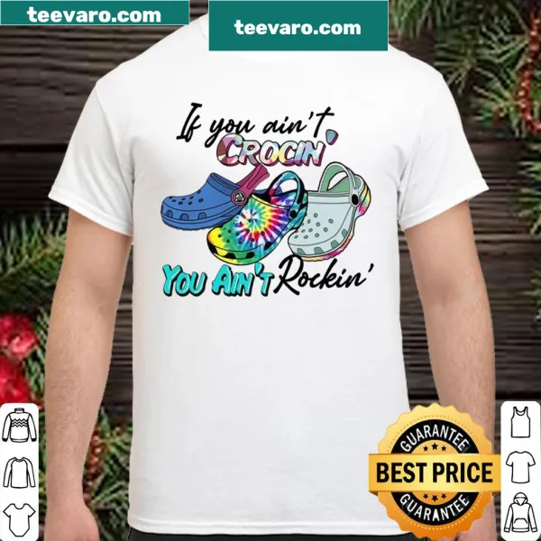 Funny shirt with text about being comfortable and rocking