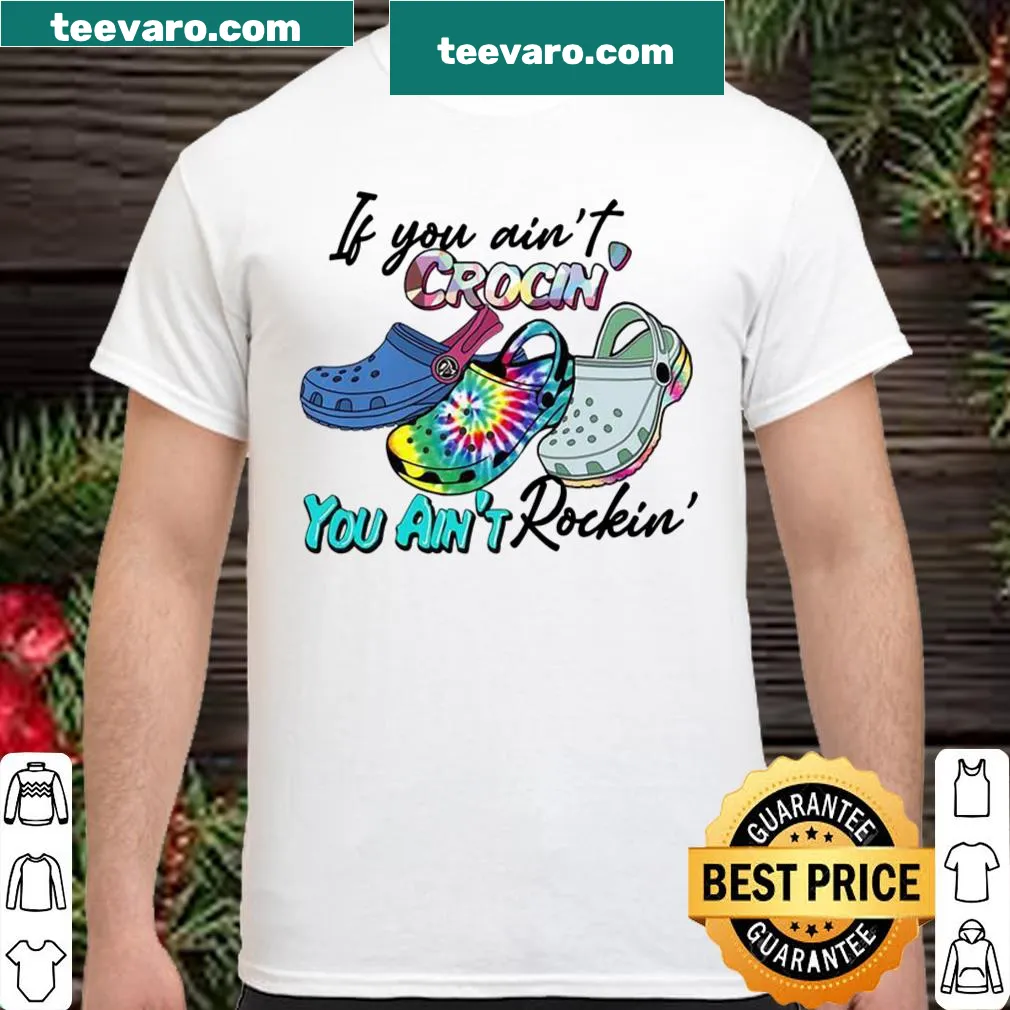 Funny shirt with text about being comfortable and rocking