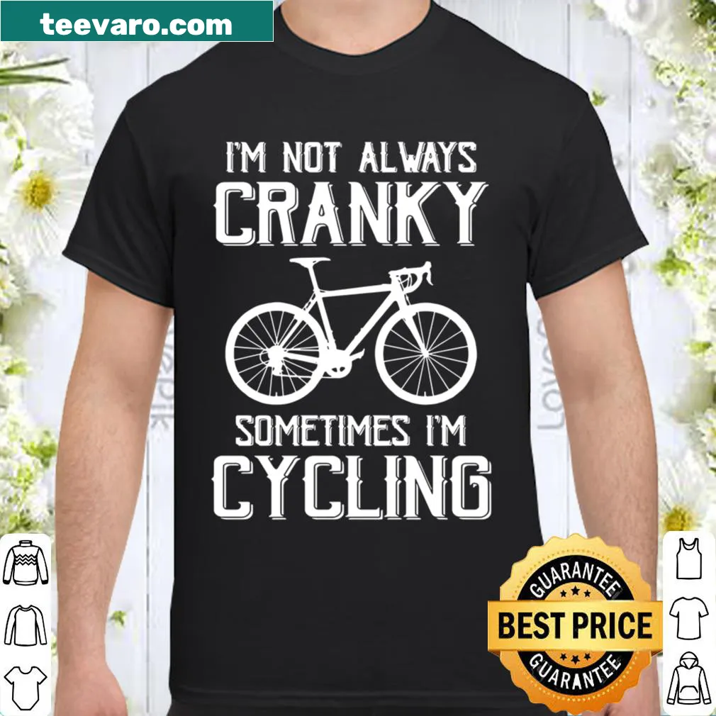 Funny cycling shirt about moods and biking