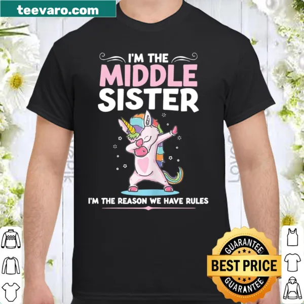 Middle sister shirt with 'I'm The Middle Sister' text