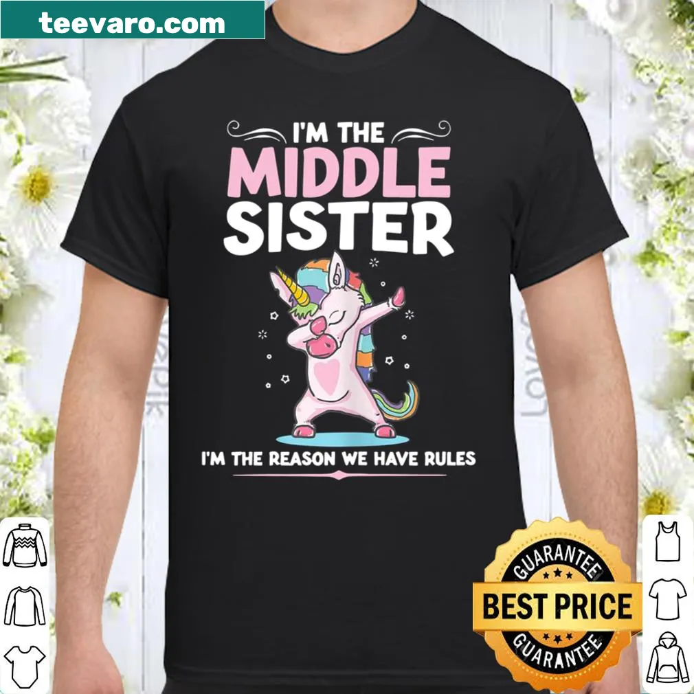 Middle sister shirt with 'I'm The Middle Sister' text