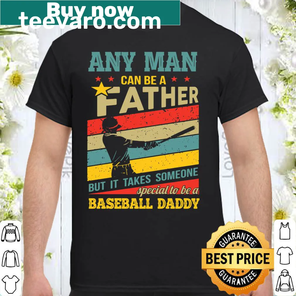 Sentimental shirt honoring baseball dads with heartfelt text