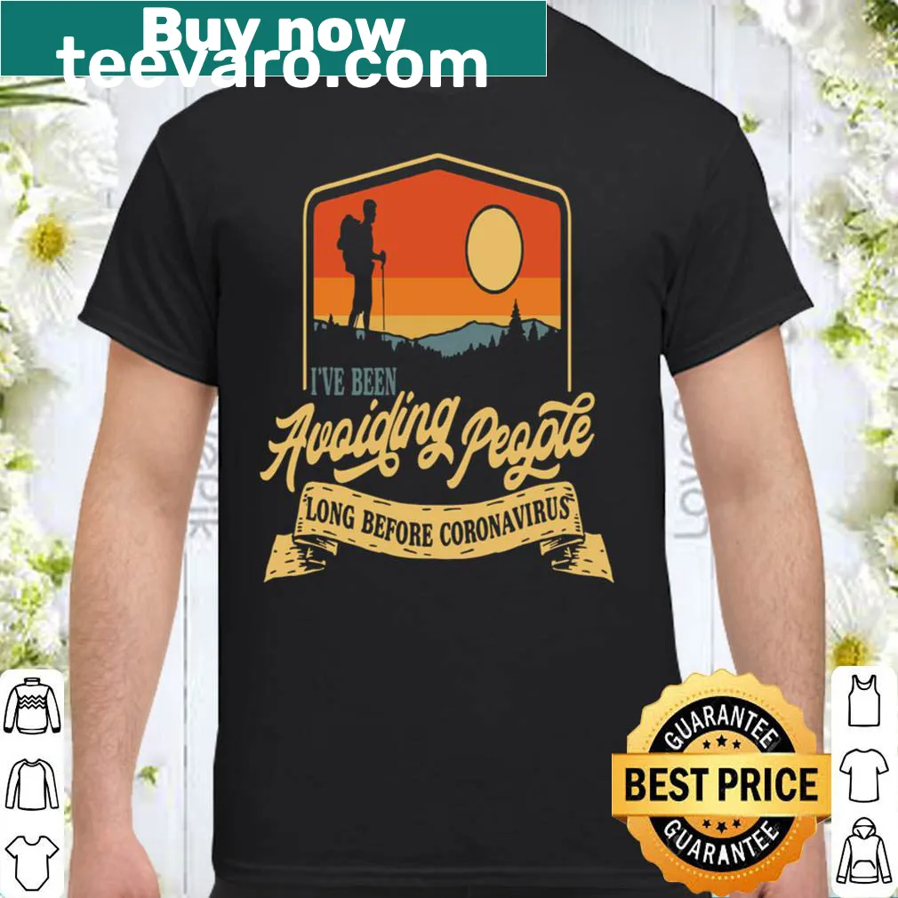 Nostalgic shirt about avoiding people before the pandemic