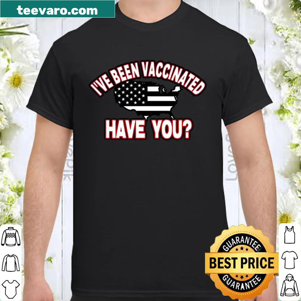Text-based shirt advocating for vaccinations with a bold message.