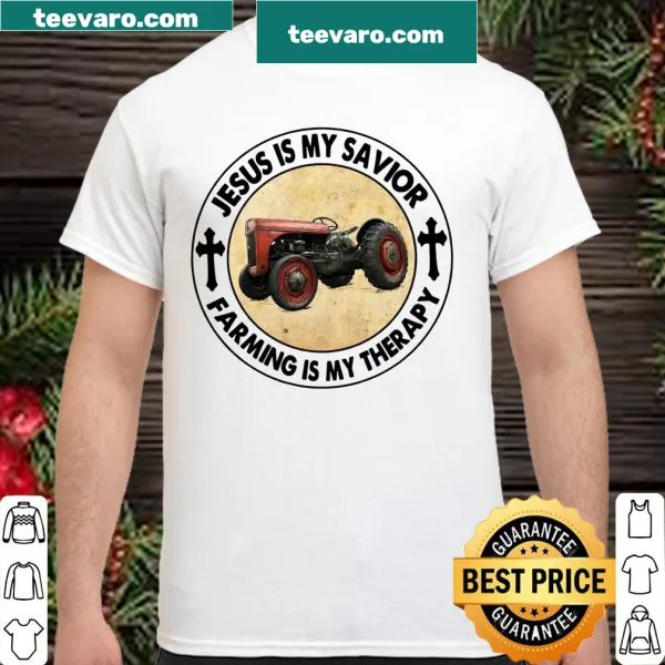 Inspirational shirt linking faith and farming