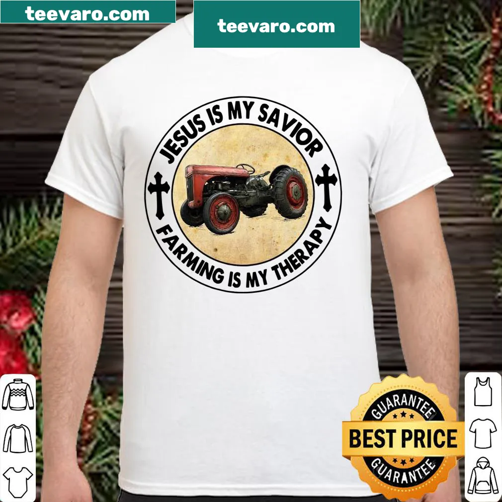 Inspirational shirt linking faith and farming