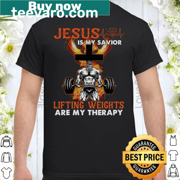 Inspirational fitness shirt with faith-based message
