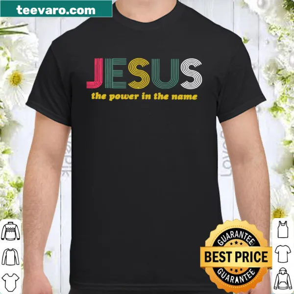 Inspirational Jesus shirt with bold text emphasizing faith
