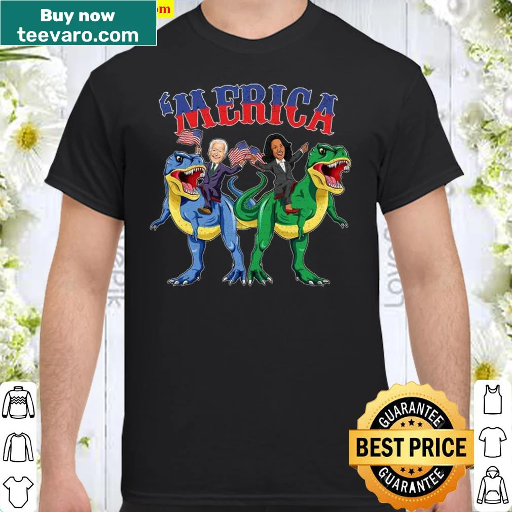 Patriotic shirt featuring Joe Biden and Kamala Harris for Independence Day