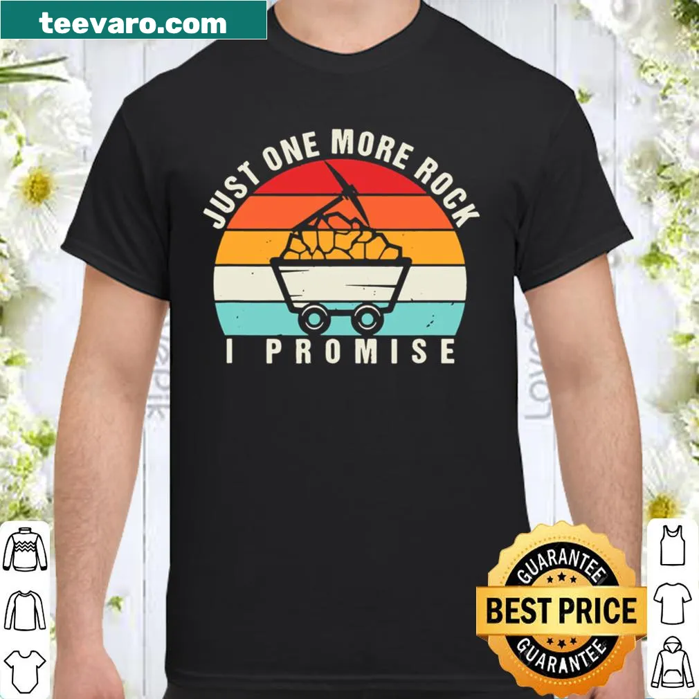 Vintage geology shirt featuring a humorous phrase about rocks