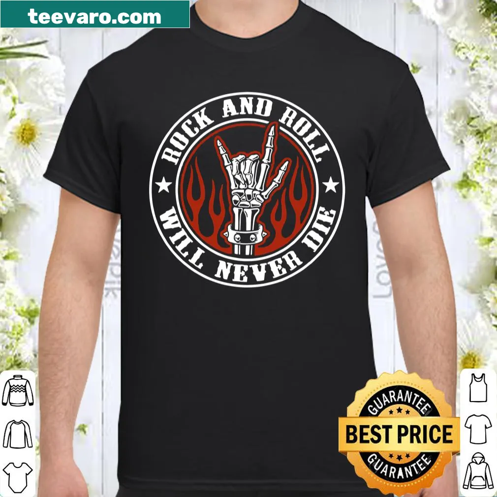Kids shirt with cartoon rock instruments and fun design