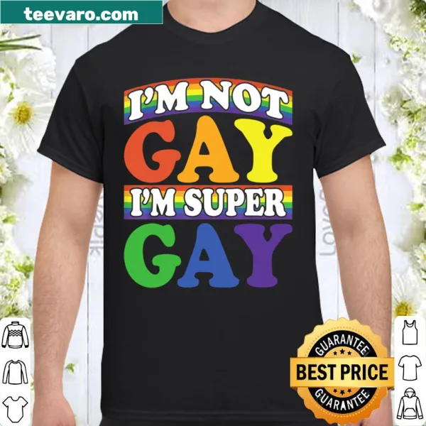 Proud ally LGBTQ shirt with bold text