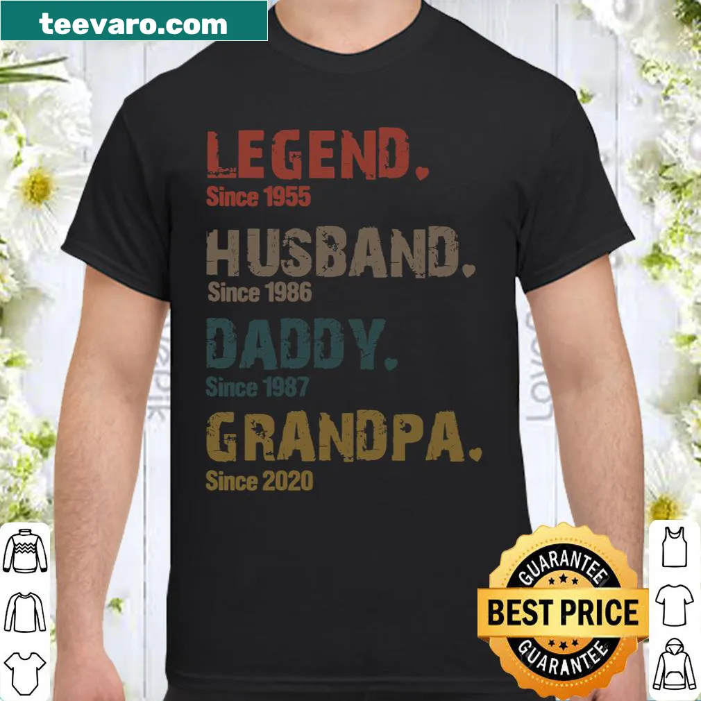 Personalized shirt with Legend text for husband, dad, grandpa