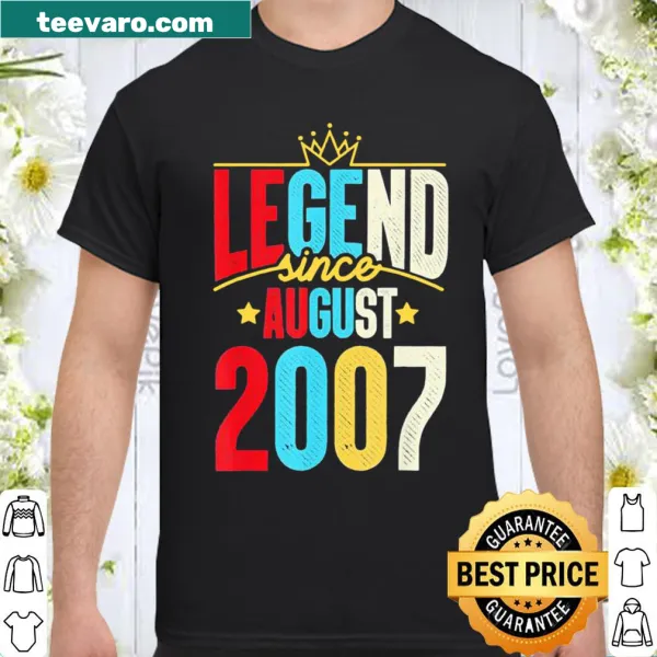 Bold typography shirt for 14th birthday celebration