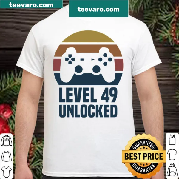 Gaming-themed shirt celebrating 49th birthday