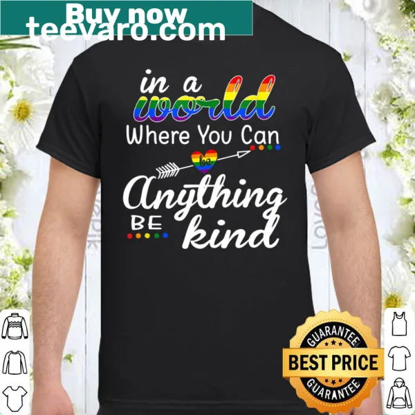 Pride Month shirt with rainbow design