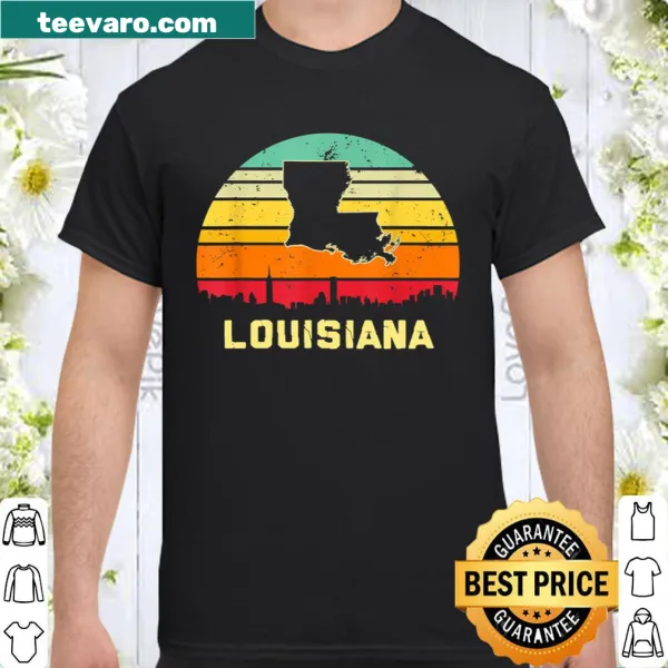 Vintage-style Louisiana shirt reflecting state heritage