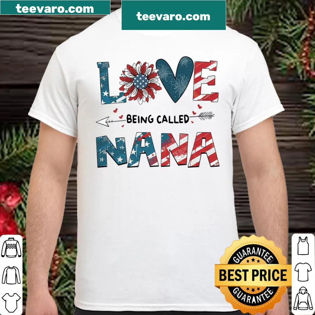 Patriotic shirt stating 'Love Being Called American Flag'