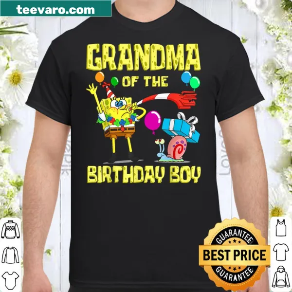 SpongeBob birthday t-shirt for the grandma of the birthday boy