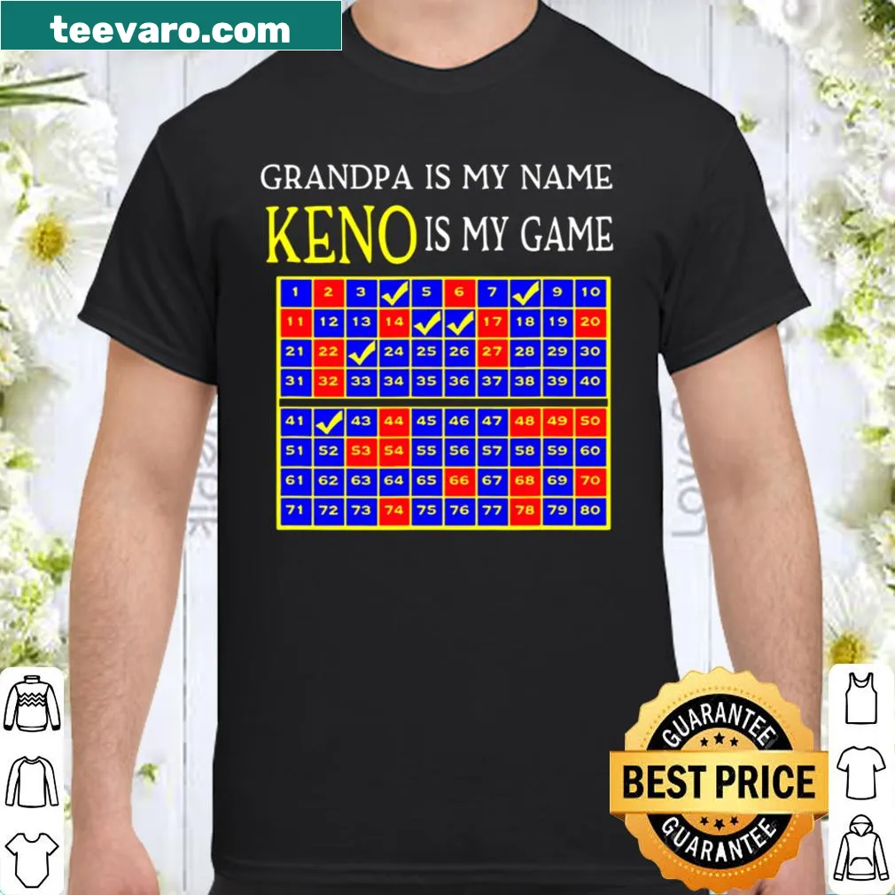 Grandpa Keno shirt with humorous text design