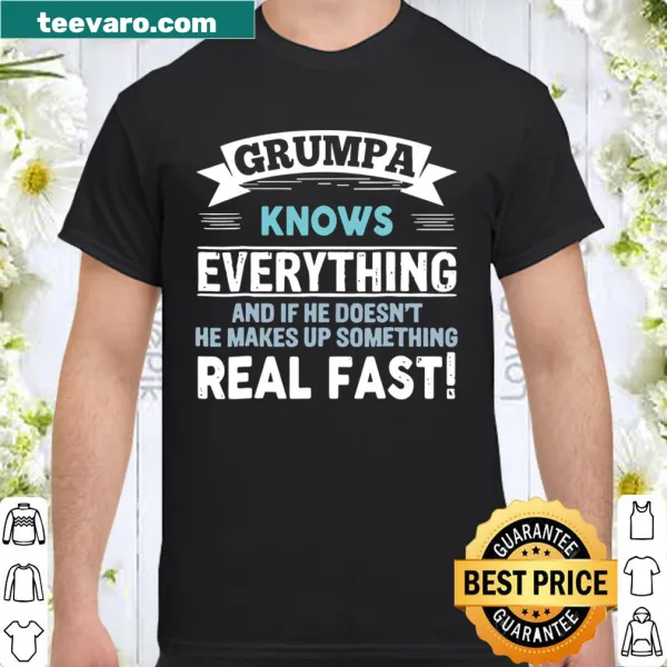Shirt for grandpas with humorous Grumpa text