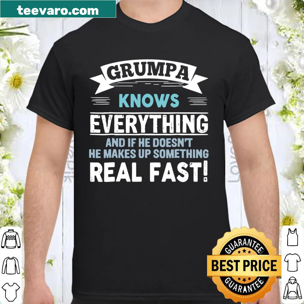 Shirt for grandpas with humorous Grumpa text